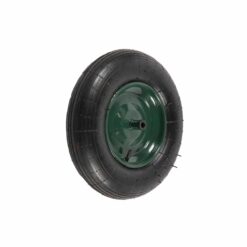 Roata roaba 4.00-8, diametru ax 14mm, janta verde
