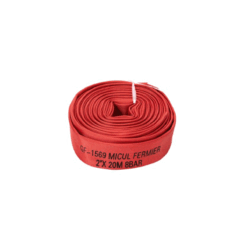 Furtun pompier 2" 20m 8bar fara capete ROSU