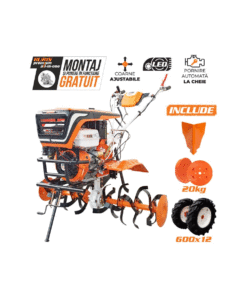 Motosapatoare RURIS 918K + roti cauciuc 6.00-12+rarita