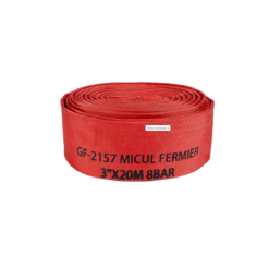 Furtun pompier 3" 20m 8bar fara capete ROSU