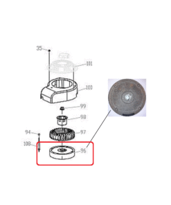 VOLANTA MASINA GAZON 100XL (PS100XL-2-95)