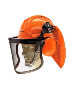 Casca de protectie cu antifoane si viziera RO1504112