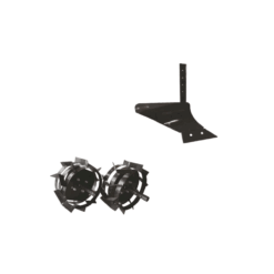 Pachet de accesorii motocultor, plug de arat, roti metalice 4.00-8