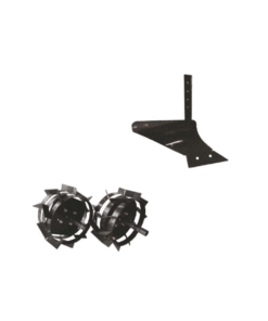 Pachet de accesorii motocultor, plug de arat, roti metalice 4.00-8