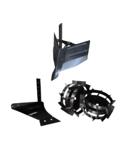 Pachet Accesorii Plug Arat + Plug Bilonat + Roti Metalice 4.00-8 (tija Scurta,fara Tub Hexagonal)