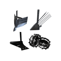 Pachet Accesorii plug Arat + Plug Cartofi + Plug Bilonat + Roti Metalice 4.00-8 (tija Scurta,fara Tub Hexagonal)