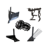 Pachet Accesorii Plug Arat + Plug Bilonat + Plug Cartofi + Cultivator + Roti metalice 4.00-8  (tija Scurta,fara Tub Hexagonal)