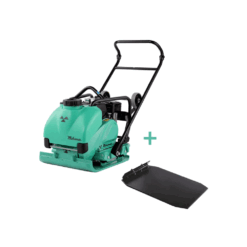 Compactor MVC-T90H VAS  cu Covoraș de cauciuc pentru blocurile de îmbinare