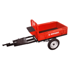 Remorca motocultor Rotakt REM400, capacitate 400 kg, basculabila