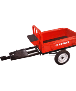 Remorca motocultor Rotakt REM400, capacitate 400 kg, basculabila