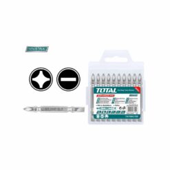 TOTAL - BIT - PH2 + SL6.0*1.0/ 65MM/ 10 BUC/SET (INDUSTRIAL)
