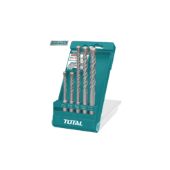 TOTAL - SET BURGHIE ROTOPERCUTOR SDS PLUS: 5 BUC (INDUSTRIAL)