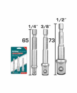 TOTAL - SET 3 ADAPTOARE 1/4", 3/8",1/2"
