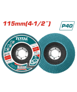 TOTAL - DISC ABRAZIV CU ZIRCONIU 115MMX22MM , P40