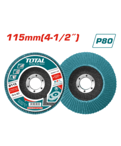 TOTAL - DISC ABRAZIV CU ZIRCONIU 115MMX22MM , P80