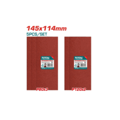 TOTAL - SET 5 BUC HARTIE ABRAZIVA PENTRU SLEFUITOR145x114mm