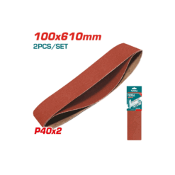 TOTAL - SET 2 BUC HARTIE ABRAZIVA PENTRU SLEFUITOR100x610mm, P40