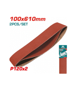 TOTAL - SET 2 BUC HARTIE ABRAZIVA PENTRU SLEFUITOR100x610mm, P120