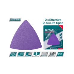 TOTAL - HARTIE ABRAZIVA DELTA 80MM P40,P60,P80,P120 INDUSTRIAL