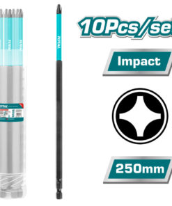 TOTAL - SET 10 BITI DE IMPACT PH2X250MM