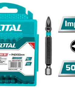 TOTAL - SET 10 BITI DE IMPACT PH2X50MM