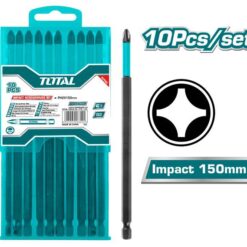 TOTAL - SET 10 BITI DE IMPACT PH2X150MM