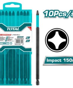 TOTAL - SET 10 BITI DE IMPACT PH2X150MM