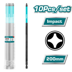TOTAL - SET 10 BITI DE IMPACT PH2X200MM