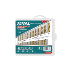 TOTAL - SET BURGHIU PENTRU METAL HSS: 12 BUC