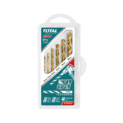TOTAL - SET BURGHIU PENTRU METAL HSS: 6 BUC