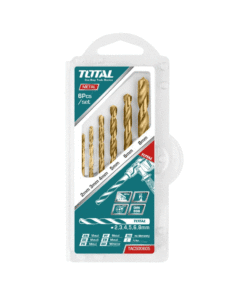 TOTAL - SET BURGHIU PENTRU METAL HSS: 6 BUC