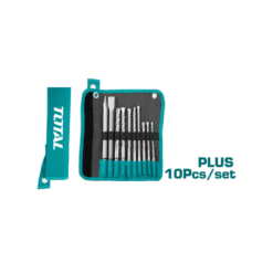 TOTAL - SET 10 PIESE SDS PLUS DALTA, SPITZ SI BURGHIE