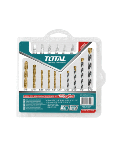 TOTAL - SET BURGHIE PENTRU METAL/BETON SI BITURI:16 BUC