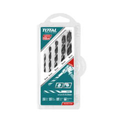 TOTAL - SET BURGHIU SPIRALA PENTRU LEMN: 5BUC