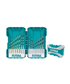 TOTAL - SET BURGHIE PENTRU METAL/BETON/LEMN 16 BUC