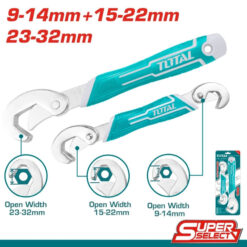 TOTAL - SET CHEI UNIVERSALE: 1 X CHEIE DUBLA (9-14MM, 15-22MM) + 1 X CHEIE SIMPLA (23-32MM)