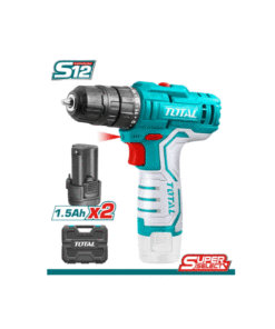 TOTAL - Masina de gaurit cu acumulator 12V/LED Li-ion (2 acumulatori 1.5Ah)