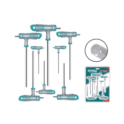 TOTAL - SET 8 CHEI IMBUS IN T: 2-10MM, CR-V (INDUSTRIAL)