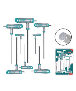 TOTAL - SET 8 CHEI IMBUS IN T: 2-10MM, CR-V (INDUSTRIAL)