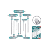 TOTAL - SET 8 CHEI TORX IN T: 2-10MM, CR-V (INDUSTRIAL)