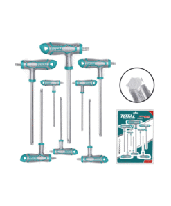 TOTAL - SET 8 CHEI TORX IN T: 2-10MM, CR-V (INDUSTRIAL)