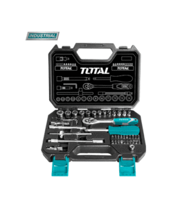TOTAL - TRUSA DE CHEI TUBULARE 1/4 CU ANTRENOR 45PIESE (INDUSTRIAL)