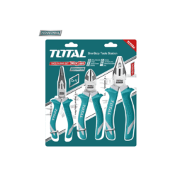 TOTAL - SET CLESTI 3 BUC (8 " PATENT UNIVERSAL, 6" CLESTE CU VARF ASCUTIT, 6 " CLESTE TAIETOR) - CR