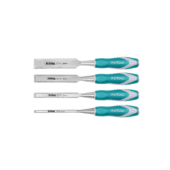 TOTAL - SET 4 DALTI PENTRU LEMN (6MM, 12MM, 19MM,25MM) - CR-V (INDUSTRIAL)