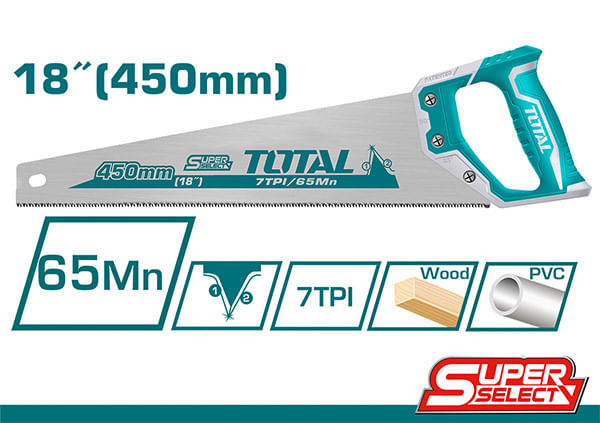 TOTAL - FIERASTRAU PENTRU LEMN - 450MM / 18"
