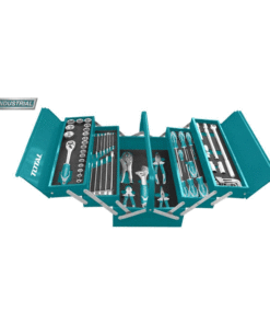 TOTAL - TRUSA DE SCULE IN CUTIE METALICA 59 PIESE(INDUSTRIAL)