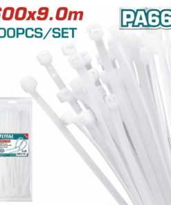 TOTAL - COLIERE DE PLASTIC - 100BUC - 9X600MM NYLON 66