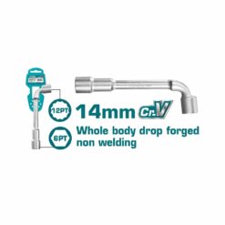 TOTAL - CHEIE TUBULARA TIP L - 14MM (INDUSTRIAL)