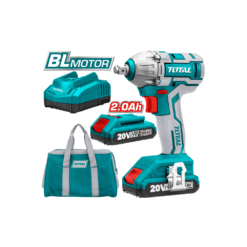 TOTAL - MASINA DE INSURUBAT CU IMPACT CU ACUMULATOR 20V-2.0AH LI-ION (2 ACUMULATORI) - 1/2"