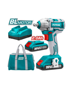TOTAL - MASINA DE INSURUBAT CU IMPACT CU ACUMULATOR 20V-2.0AH LI-ION (2 ACUMULATORI) - 1/2"